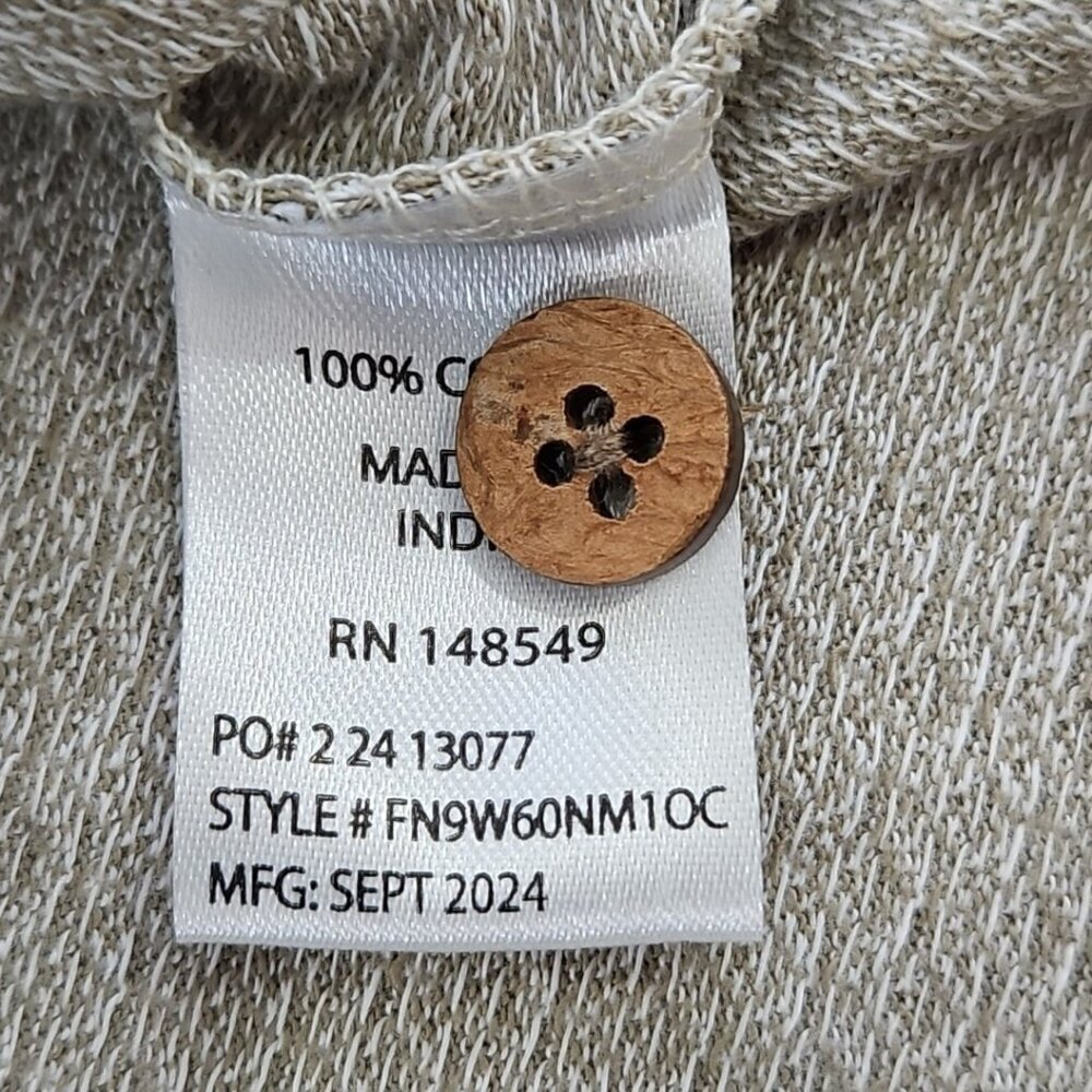 Free Planet Lost in Paradise Men’s XL Olive Short Sleeve Button Up Shirt NWT NEW - Picture 8 of 14